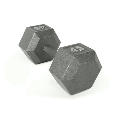 Cap barbell 45lb cast iron - barbell,